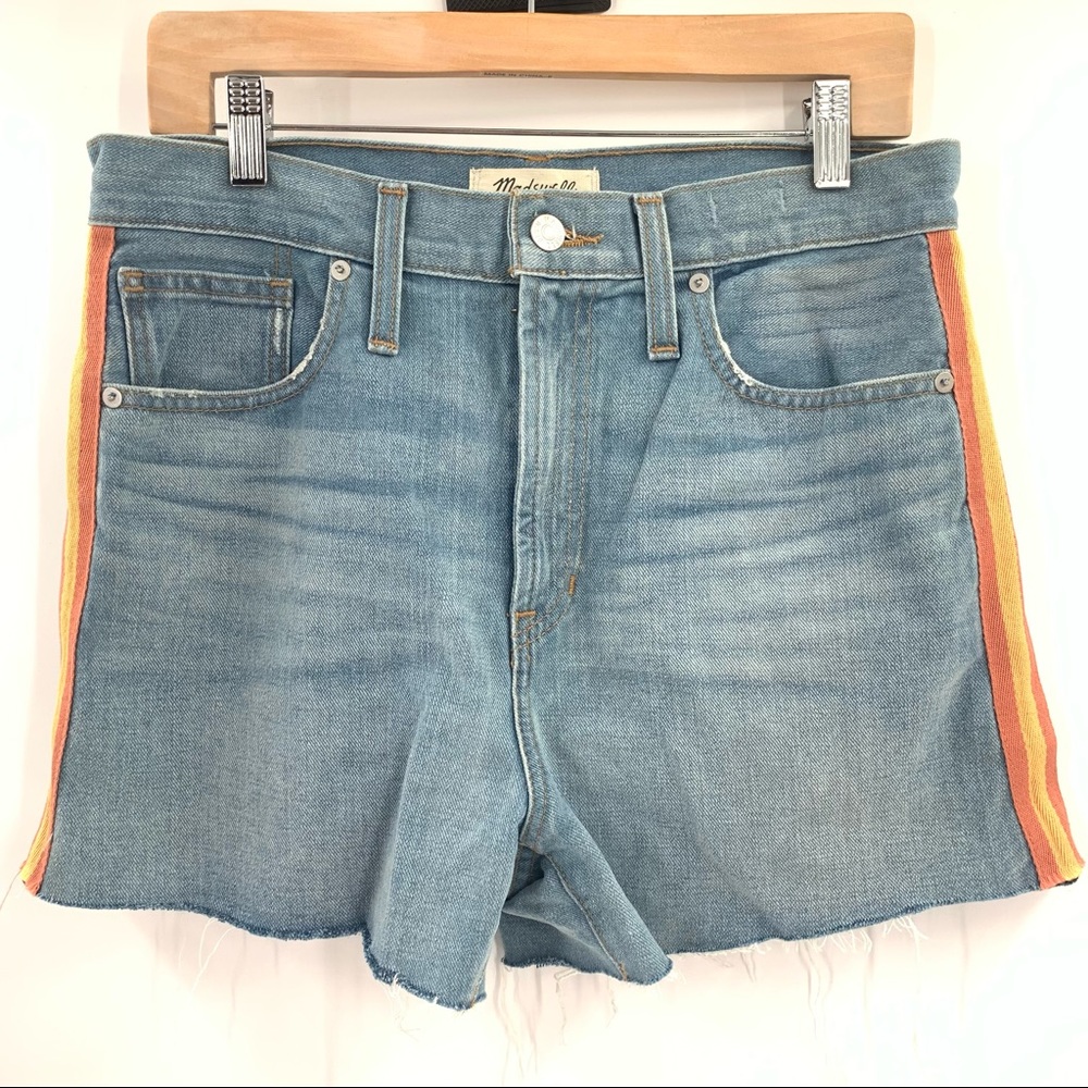 Madewell high rise jean short